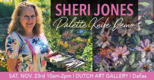 Artist Demo | Sheri Jones | Palette Knife Technique