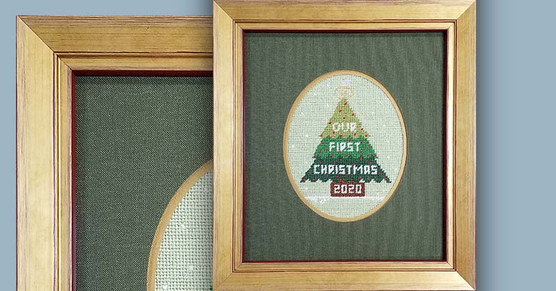 FRAMING PROJECT: Christmas Embroidery