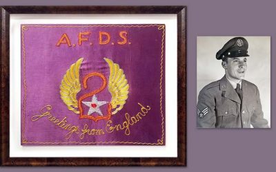 FRAMING PROJECT: Air Force Greetings From England
