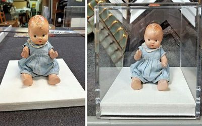 FRAMING PROJECT: Baby Doll Display Case