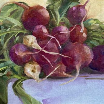 Radishes Galore by Kay Wyne