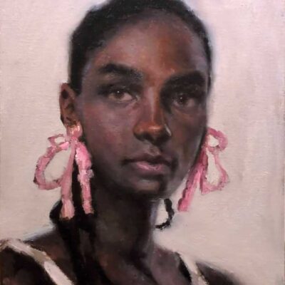 Pink Earrings by Ashik Nainar