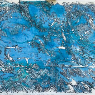 Blue Waves: Contemplation by Joyce McCulloch